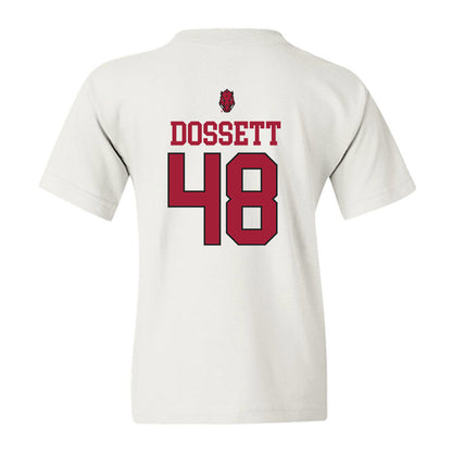 Arkansas - NCAA Baseball : Cooper Dossett - Classic Shersey Youth T-Shirt-1