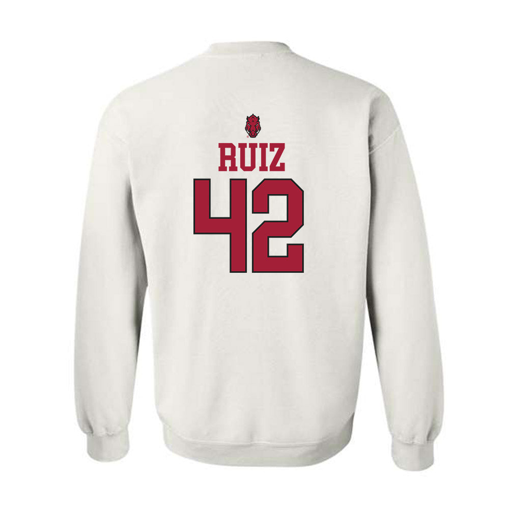 Arkansas - NCAA Baseball : Damian Ruiz - Classic Shersey Crewneck Sweatshirt-1