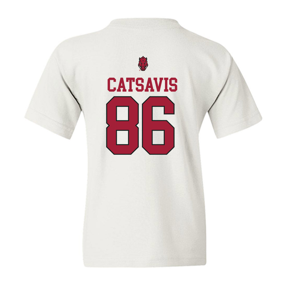 Arkansas - NCAA Football : Walker Catsavis - Classic Shersey Youth T-Shirt-1