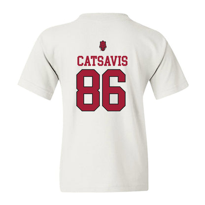 Arkansas - NCAA Football : Walker Catsavis - Classic Shersey Youth T-Shirt-1