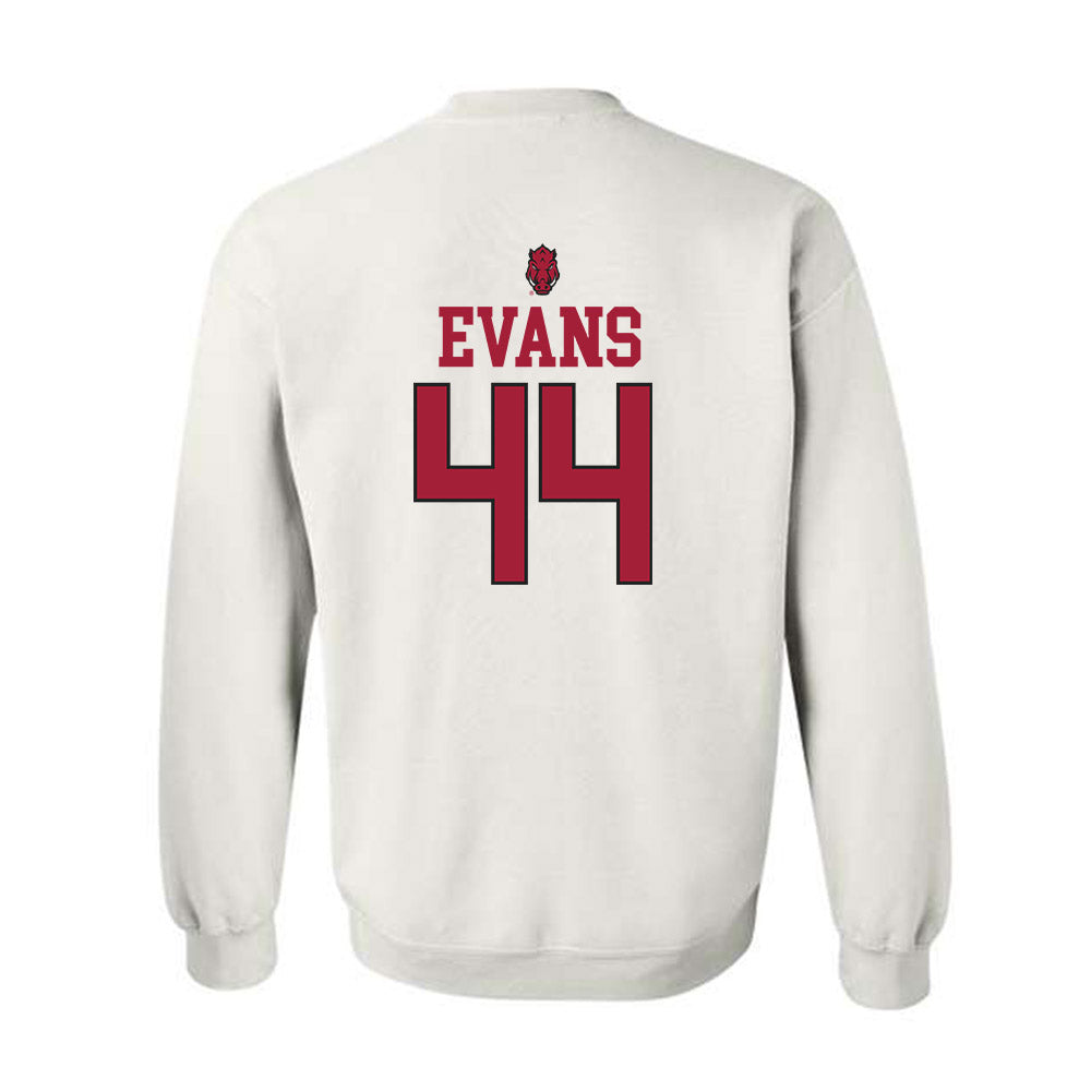 Arkansas - NCAA Women's Volleyball : Zoi Evans - Classic Shersey Crewneck Sweatshirt-1
