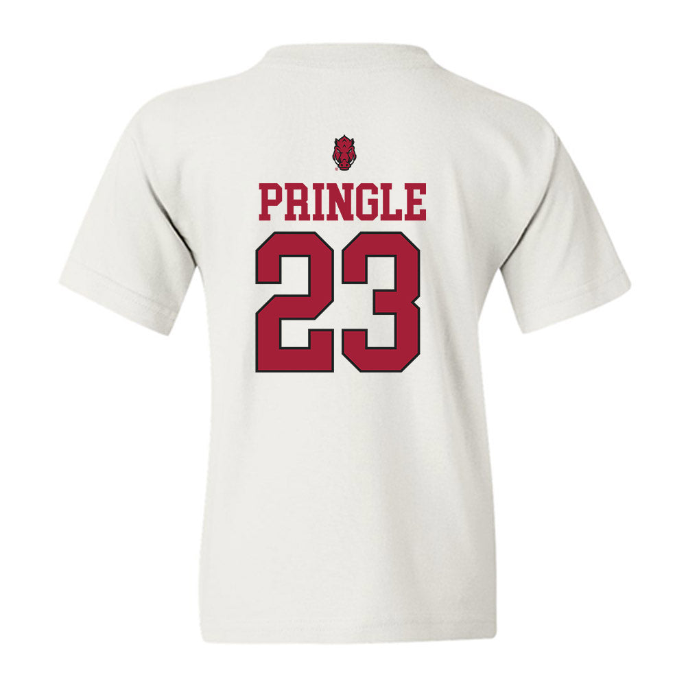 Arkansas - NCAA Men's Basketball : Nick Pringle - Classic Shersey Youth T-Shirt-1