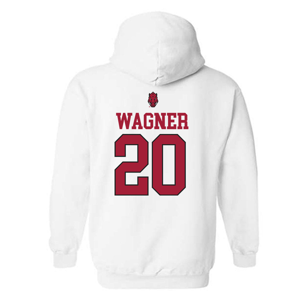 Arkansas - NCAA Women's Soccer : Natalie Wagner - Classic Shersey Hooded Sweatshirt-1