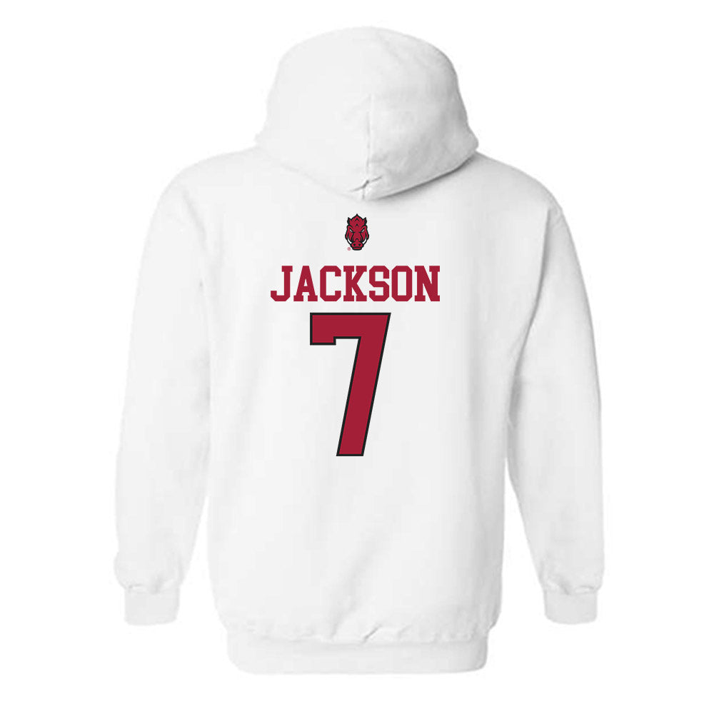 Arkansas - NCAA Football : Kenneth Jackson - Classic Shersey Hooded Sweatshirt-1