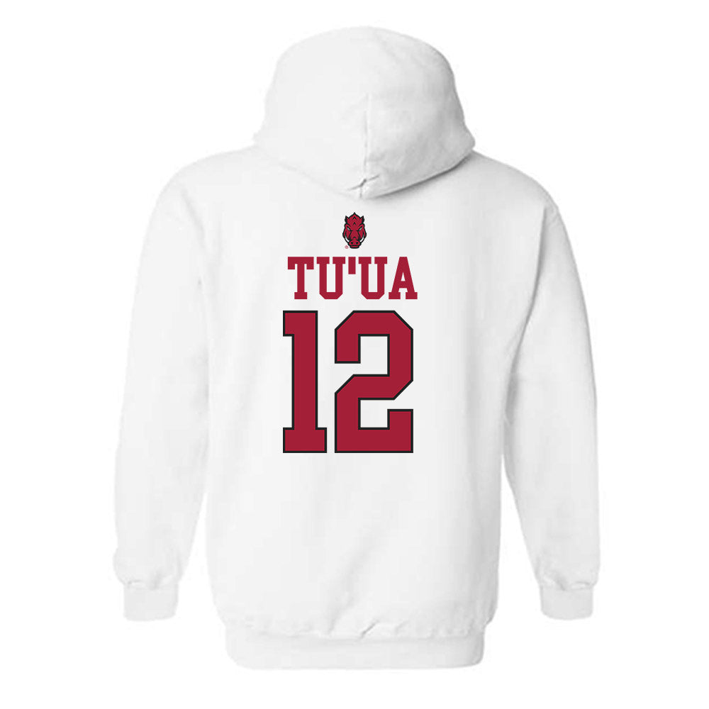 Arkansas - NCAA Women's Soccer : Vailana Tu'ua - Classic Shersey Hooded Sweatshirt-1