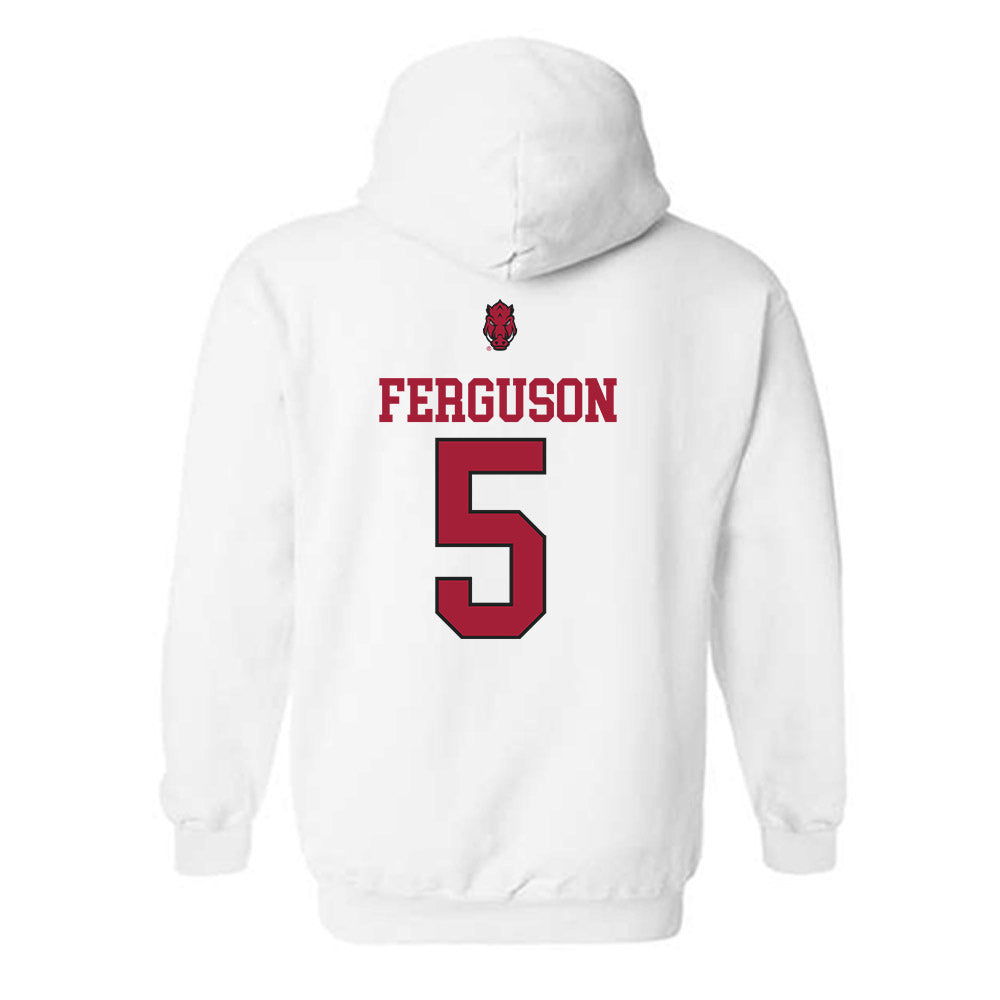 Arkansas - NCAA Football : Ja'kayden Ferguson - Classic Shersey Hooded Sweatshirt-1