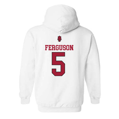 Arkansas - NCAA Football : Ja'kayden Ferguson - Classic Shersey Hooded Sweatshirt-1