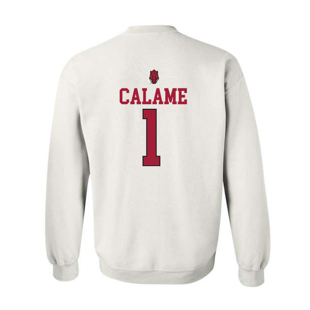 Arkansas - NCAA Women's Volleyball : Avery Calame - Classic Shersey Crewneck Sweatshirt-1