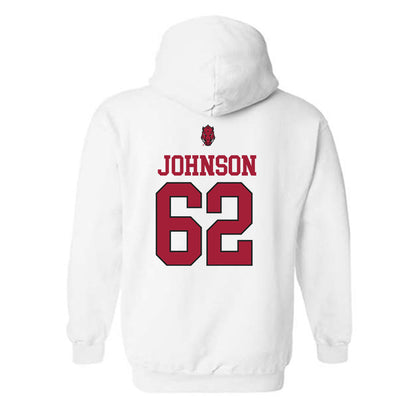 Arkansas - NCAA Football : Alex Johnson - Classic Shersey Hooded Sweatshirt-1