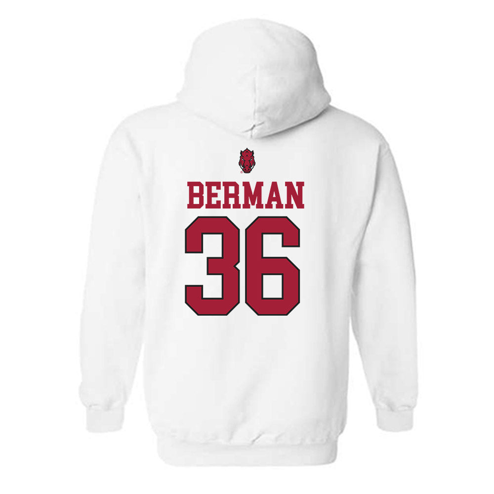Arkansas - NCAA Women's Soccer : Taylor Berman - Classic Shersey Hooded Sweatshirt-1