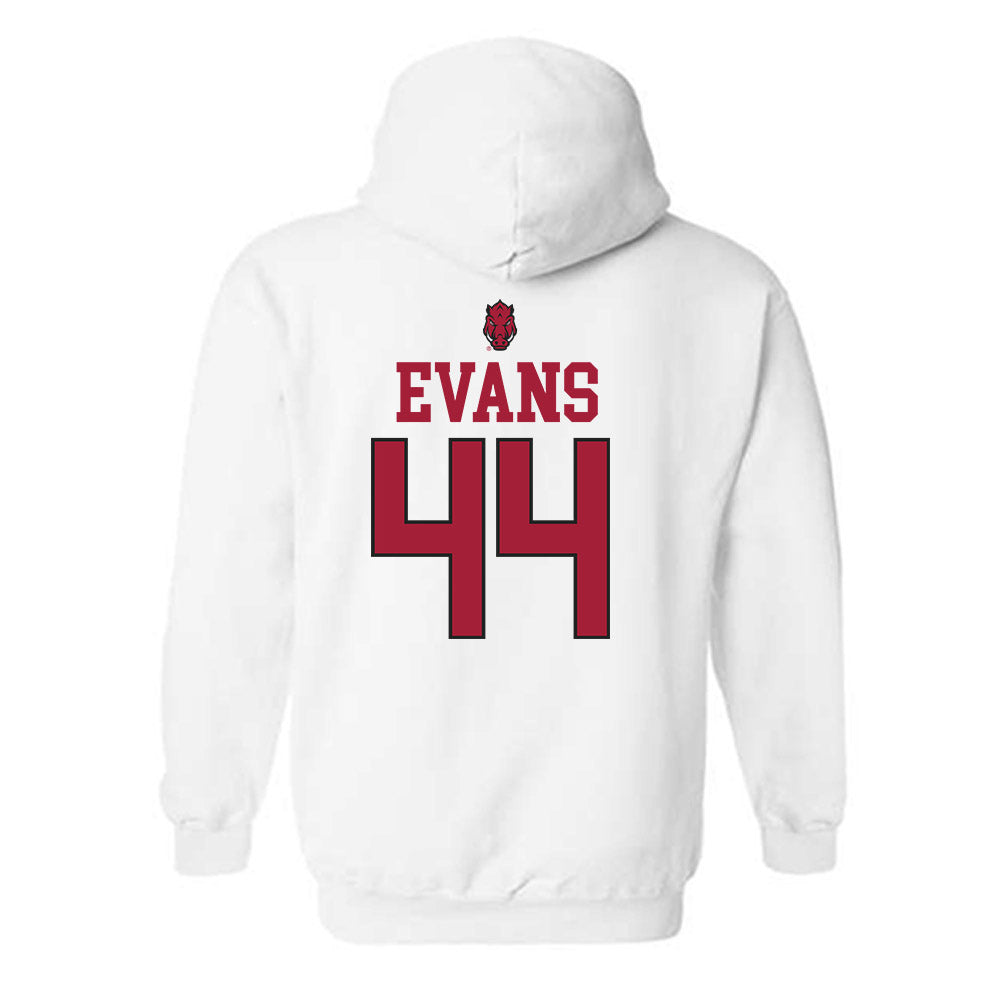 Arkansas - NCAA Women's Volleyball : Zoi Evans - Classic Shersey Hooded Sweatshirt-1
