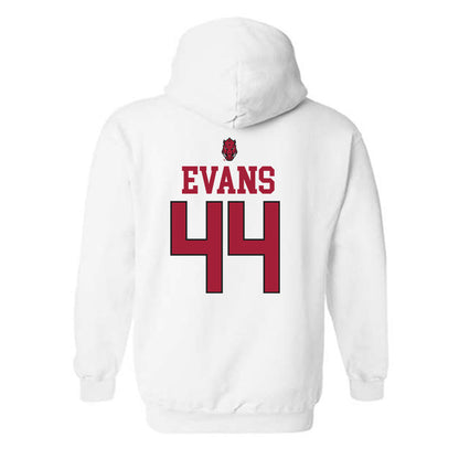 Arkansas - NCAA Women's Volleyball : Zoi Evans - Classic Shersey Hooded Sweatshirt-1