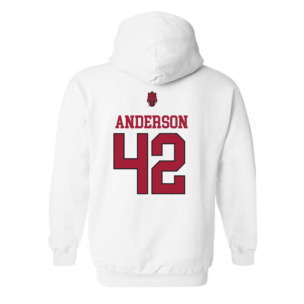Arkansas - NCAA Baseball : Michael Anderson - Classic Shersey Hooded Sweatshirt-1