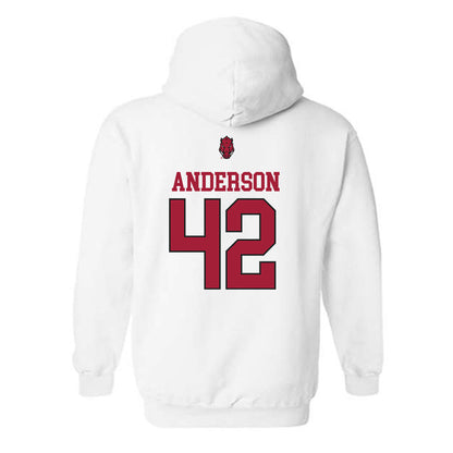 Arkansas - NCAA Baseball : Michael Anderson - Classic Shersey Hooded Sweatshirt-1