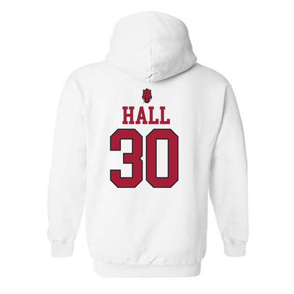 Arkansas - NCAA Softball : Khamari Hall - Classic Shersey Hooded Sweatshirt-1