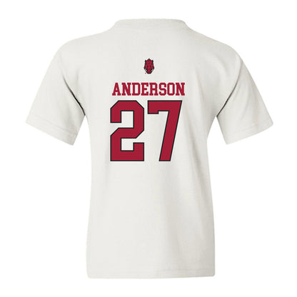 Arkansas - NCAA Women's Soccer : Dejionee Anderson - Classic Shersey Youth T-Shirt-1