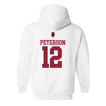 Arkansas - NCAA Baseball : Elliott Peterson - Classic Shersey Hooded Sweatshirt-1