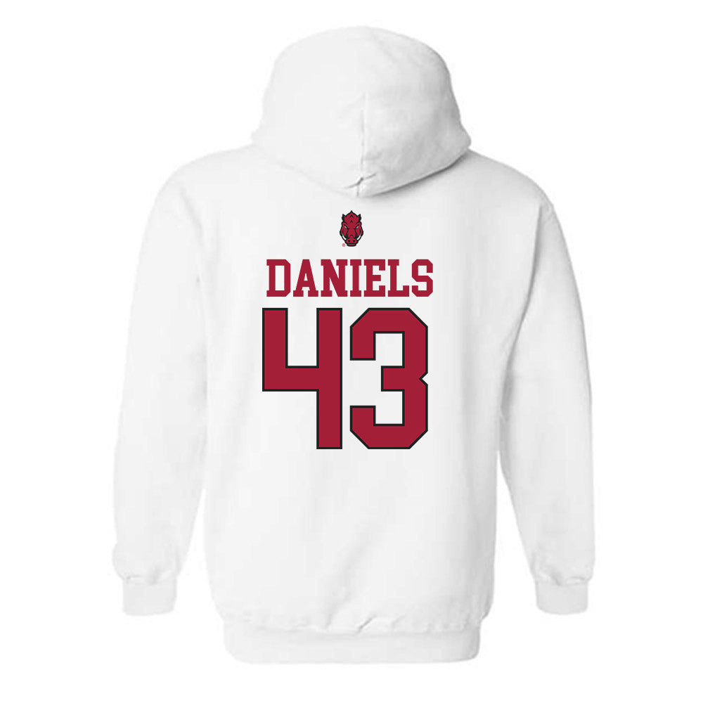 Arkansas - NCAA Women's Basketball : Makayla Daniels - Classic Shersey Hooded Sweatshirt-1