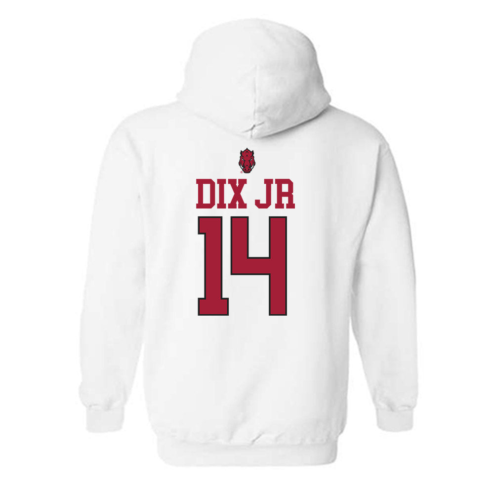 Arkansas - NCAA Football : Stephen Dix Jr - Classic Shersey Hooded Sweatshirt-1