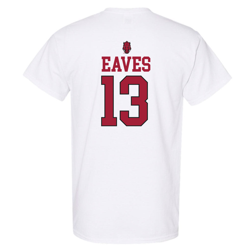 Arkansas - NCAA Baseball : Steele Eaves - Classic Shersey T-Shirt-1