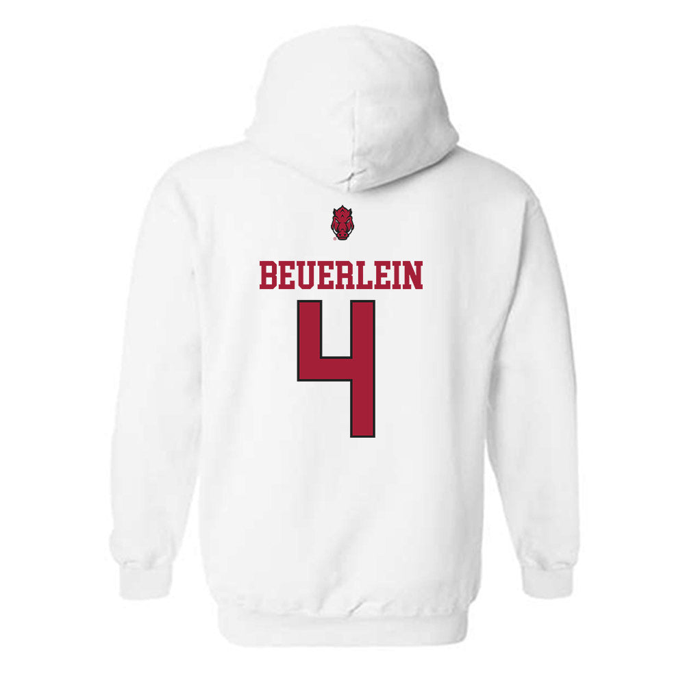 Arkansas - NCAA Softball : Reis Beuerlein - Classic Shersey Hooded Sweatshirt-1