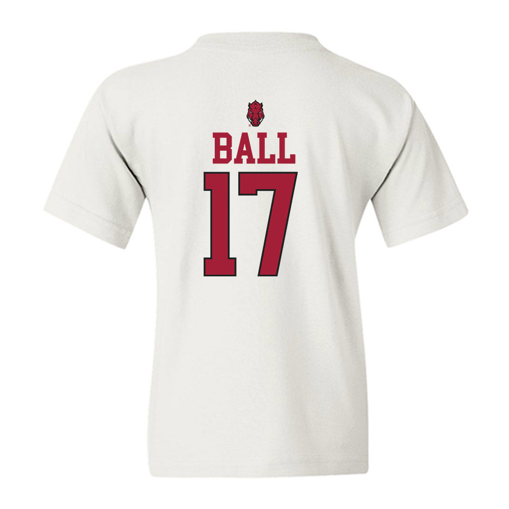Arkansas - NCAA Women's Soccer : Kennedy Ball - Classic Shersey Youth T-Shirt-1