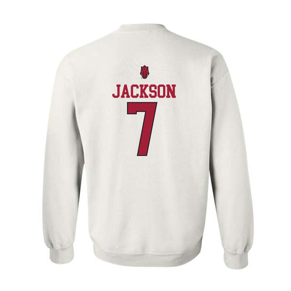 Arkansas - NCAA Football : Kenneth Jackson - Classic Shersey Crewneck Sweatshirt-1