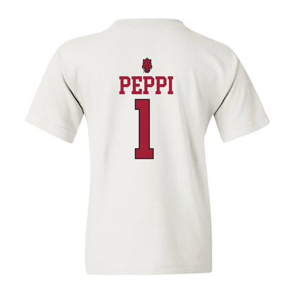 Arkansas - NCAA Baseball : Rocco Peppi - Classic Shersey Youth T-Shirt-1