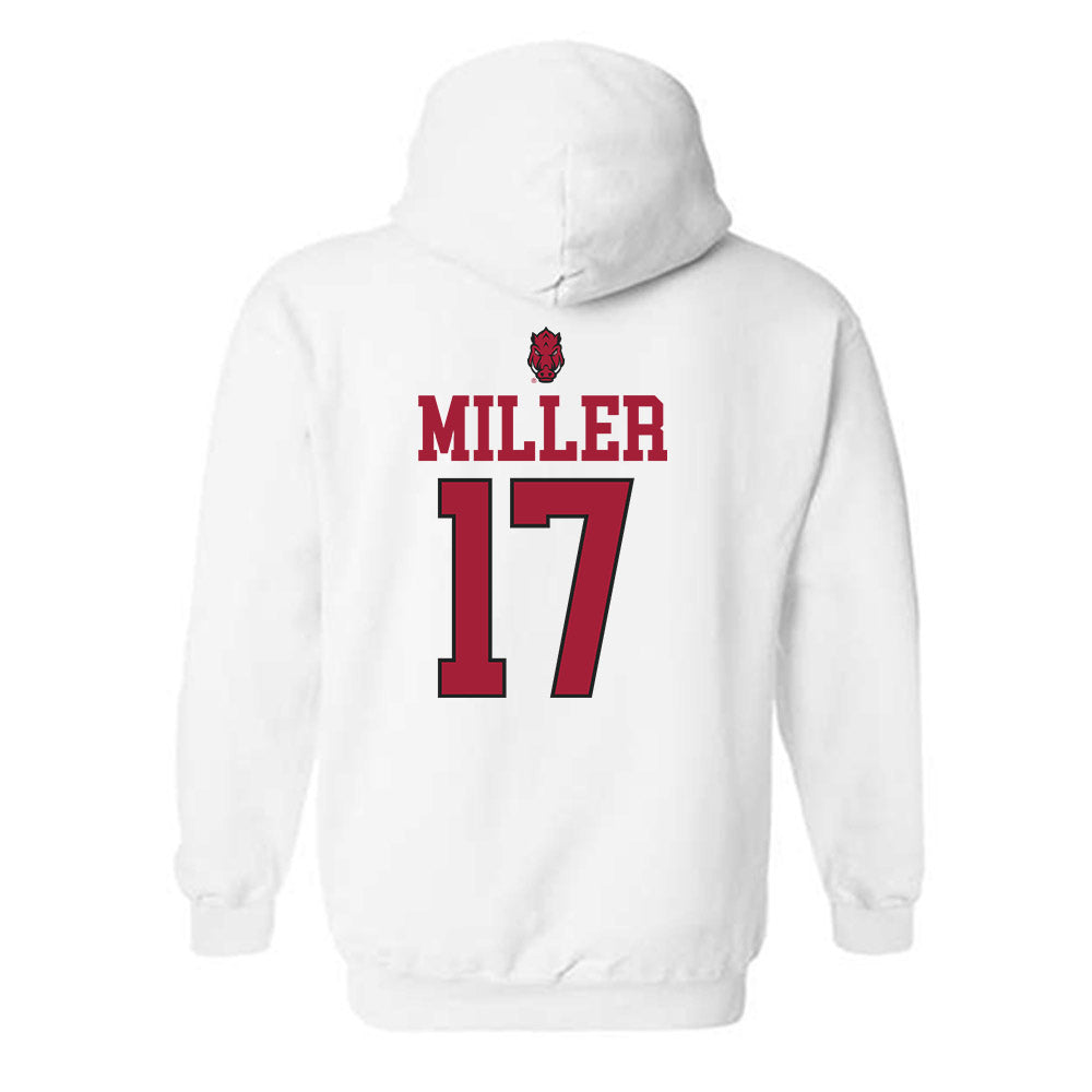Arkansas - NCAA Softball : Kennedy Miller - Classic Shersey Hooded Sweatshirt-1