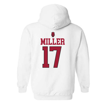 Arkansas - NCAA Softball : Kennedy Miller - Classic Shersey Hooded Sweatshirt-1