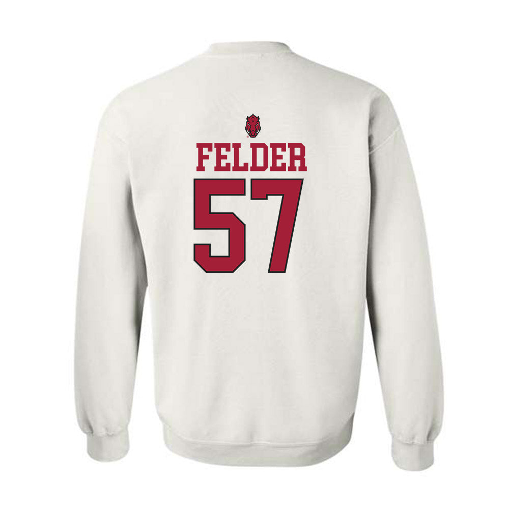 Arkansas - NCAA Baseball : Ross Felder - Classic Shersey Crewneck Sweatshirt-1