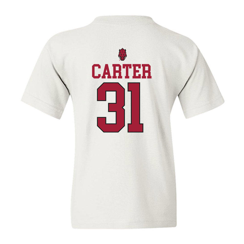 Arkansas - NCAA Baseball : Dylan Carter - Classic Shersey Youth T-Shirt-1