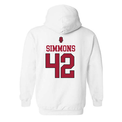 Arkansas - NCAA Football : Wyatt Simmons - Classic Shersey Hooded Sweatshirt-1