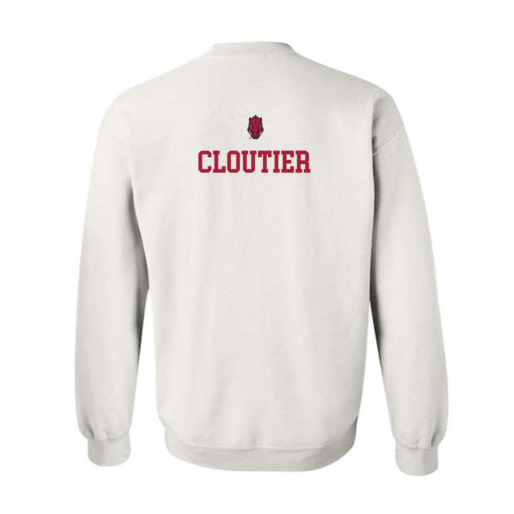Arkansas - NCAA Women's Track & Field : Emily Cloutier - Classic Shersey Crewneck Sweatshirt-1