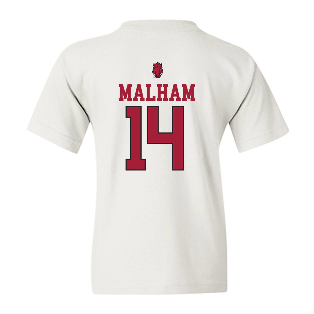 Arkansas - NCAA Women's Soccer : Makenzie Malham - Classic Shersey Youth T-Shirt-1