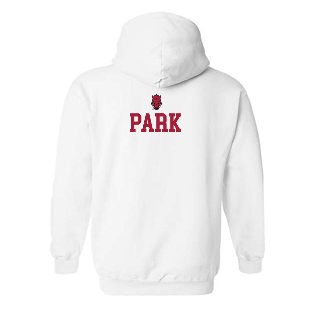 Arkansas - NCAA Women's Gymnastics : Priscilla Park - Classic Shersey Hooded Sweatshirt-1