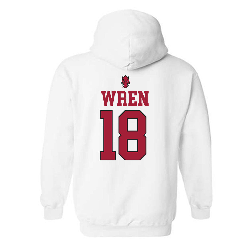 Arkansas - NCAA Women's Soccer : Avery Wren - Classic Shersey Hooded Sweatshirt-1