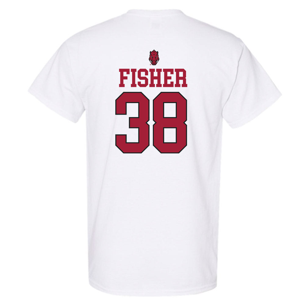 Arkansas - NCAA Baseball : Colin Fisher - Classic Shersey T-Shirt-1
