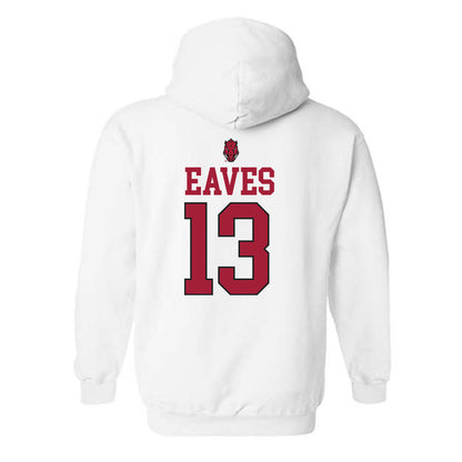 Arkansas - NCAA Baseball : Steele Eaves - Classic Shersey Hooded Sweatshirt-1