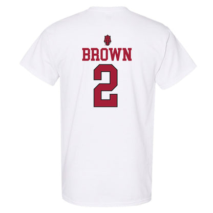 Arkansas - NCAA Men's Basketball : Amere Brown - Classic Shersey T-Shirt-1