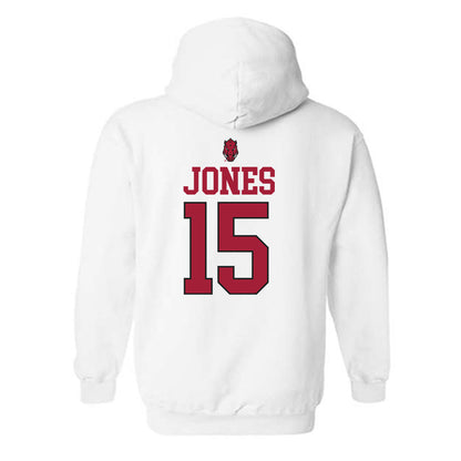 Arkansas - NCAA Women's Soccer : Sabrina Jones - Classic Shersey Hooded Sweatshirt-1