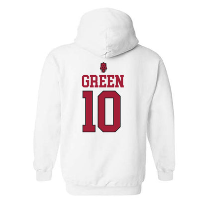 Arkansas - NCAA Football : Taylen Green - Classic Shersey Hooded Sweatshirt-1