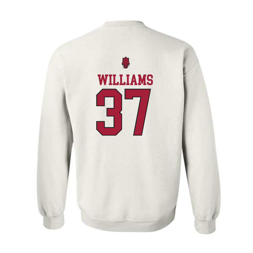 Arkansas - NCAA Baseball : Luke Williams - Classic Shersey Crewneck Sweatshirt-1