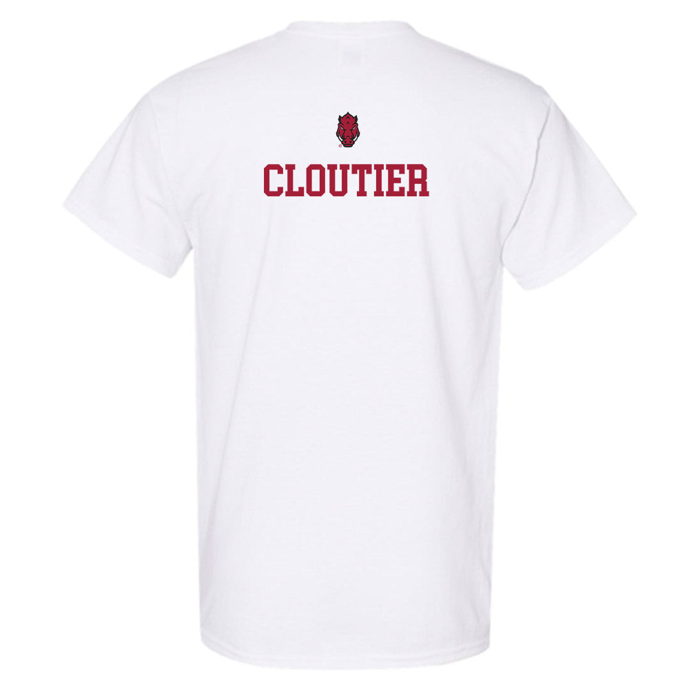 Arkansas - NCAA Women's Track & Field : Emily Cloutier - Classic Shersey T-Shirt-1