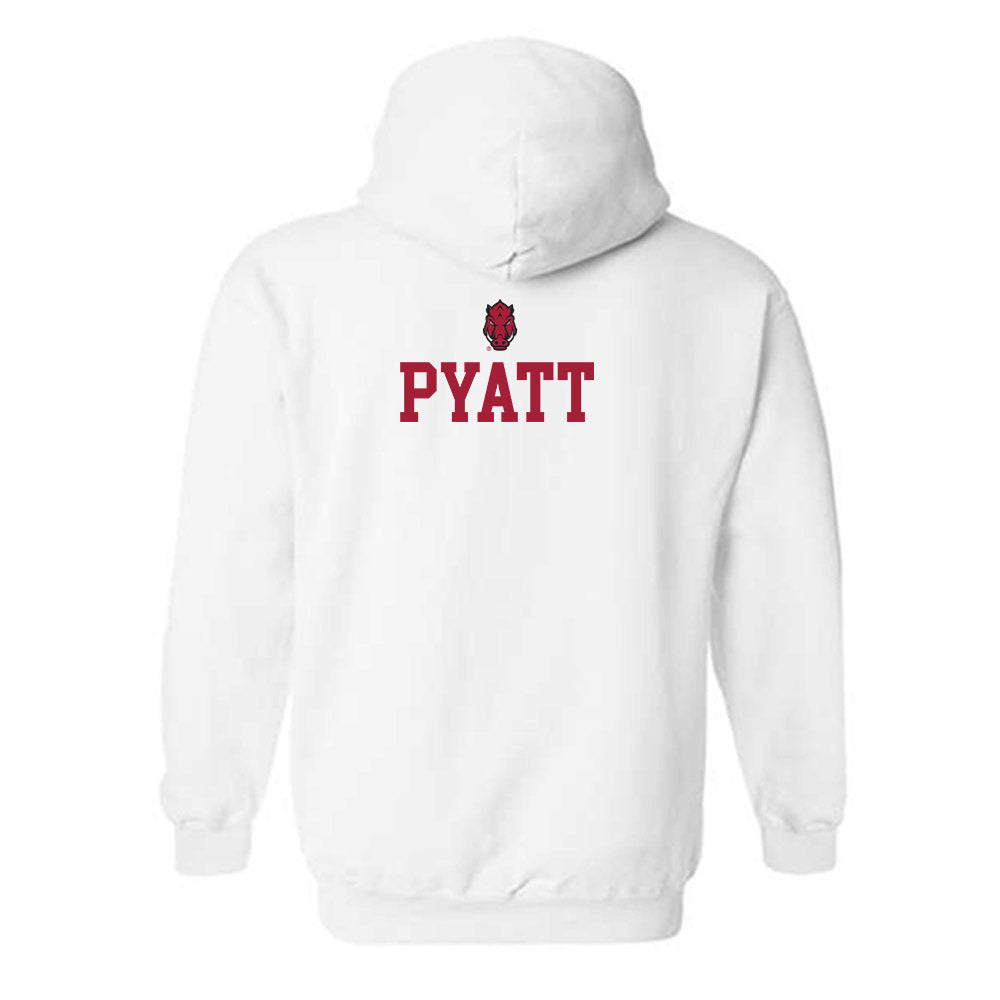 Arkansas - NCAA Women's Track & Field : Aaliyah Pyatt - Classic Shersey Hooded Sweatshirt-1
