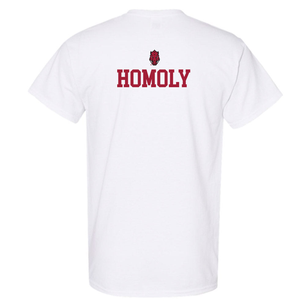 Arkansas - NCAA Women's Track & Field : Rachel Homoly - Classic Shersey T-Shirt-1