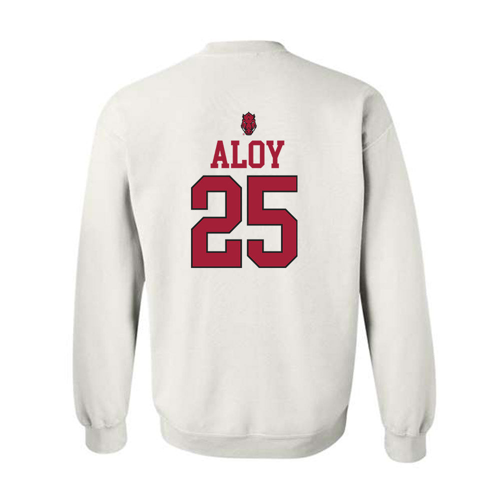Arkansas - NCAA Baseball : Kuhio Aloy - Classic Shersey Crewneck Sweatshirt-1