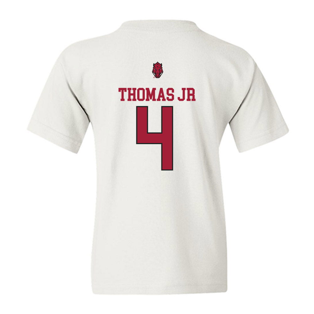 Arkansas - NCAA Baseball : Justin Thomas jr - Classic Shersey Youth T-Shirt-1
