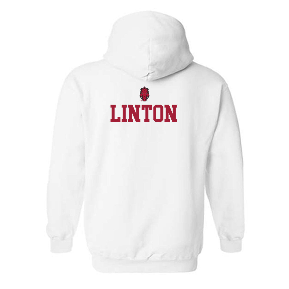 Arkansas - NCAA Women's Track & Field : Ariane Linton - Classic Shersey Hooded Sweatshirt-1