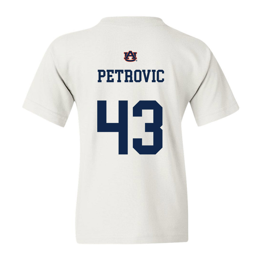 Auburn - NCAA Baseball : Alex Petrovic - Youth T-Shirt Sports Shersey